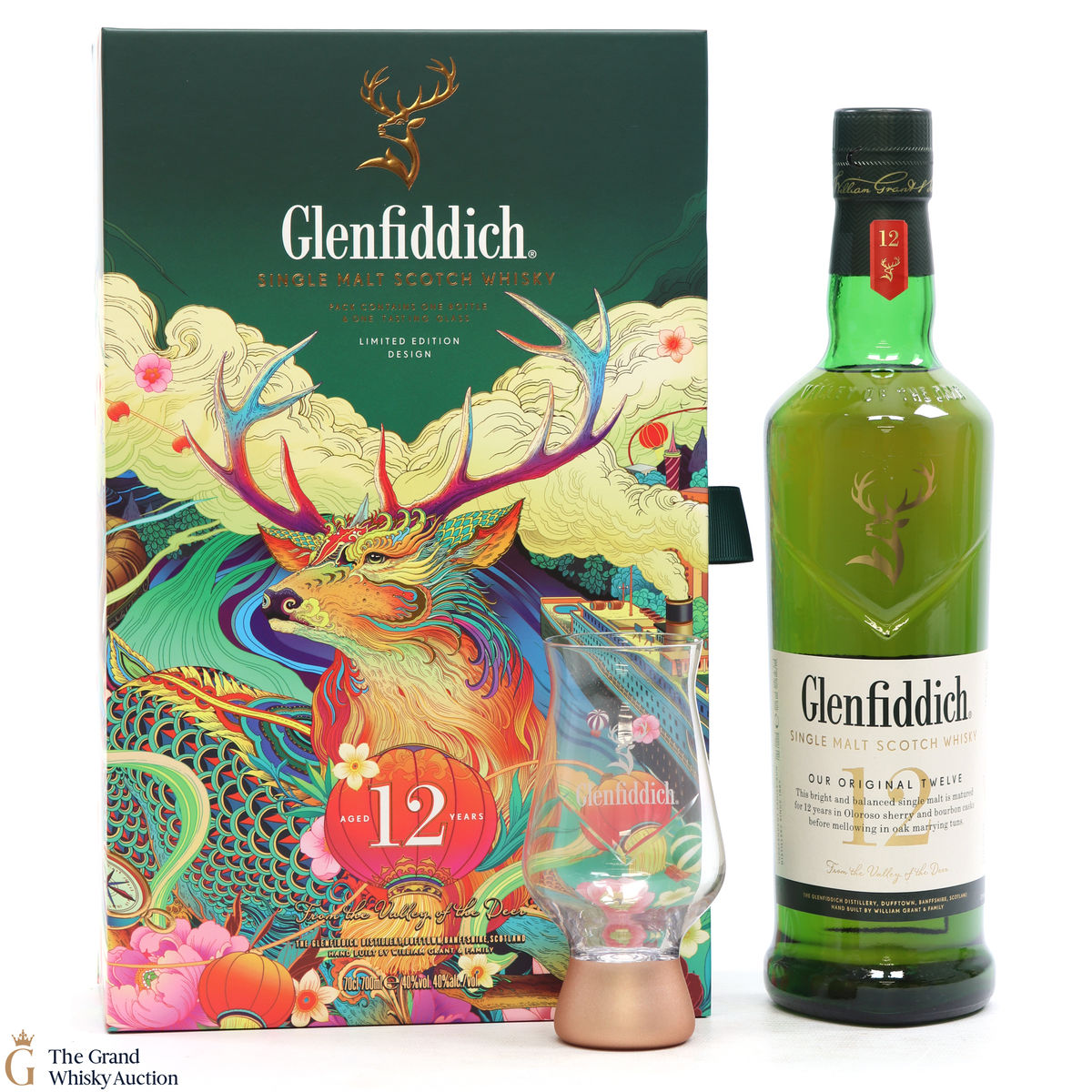 Glenfiddich - 12 Year Old - Limited Edition Valley of the Deer Gift Set