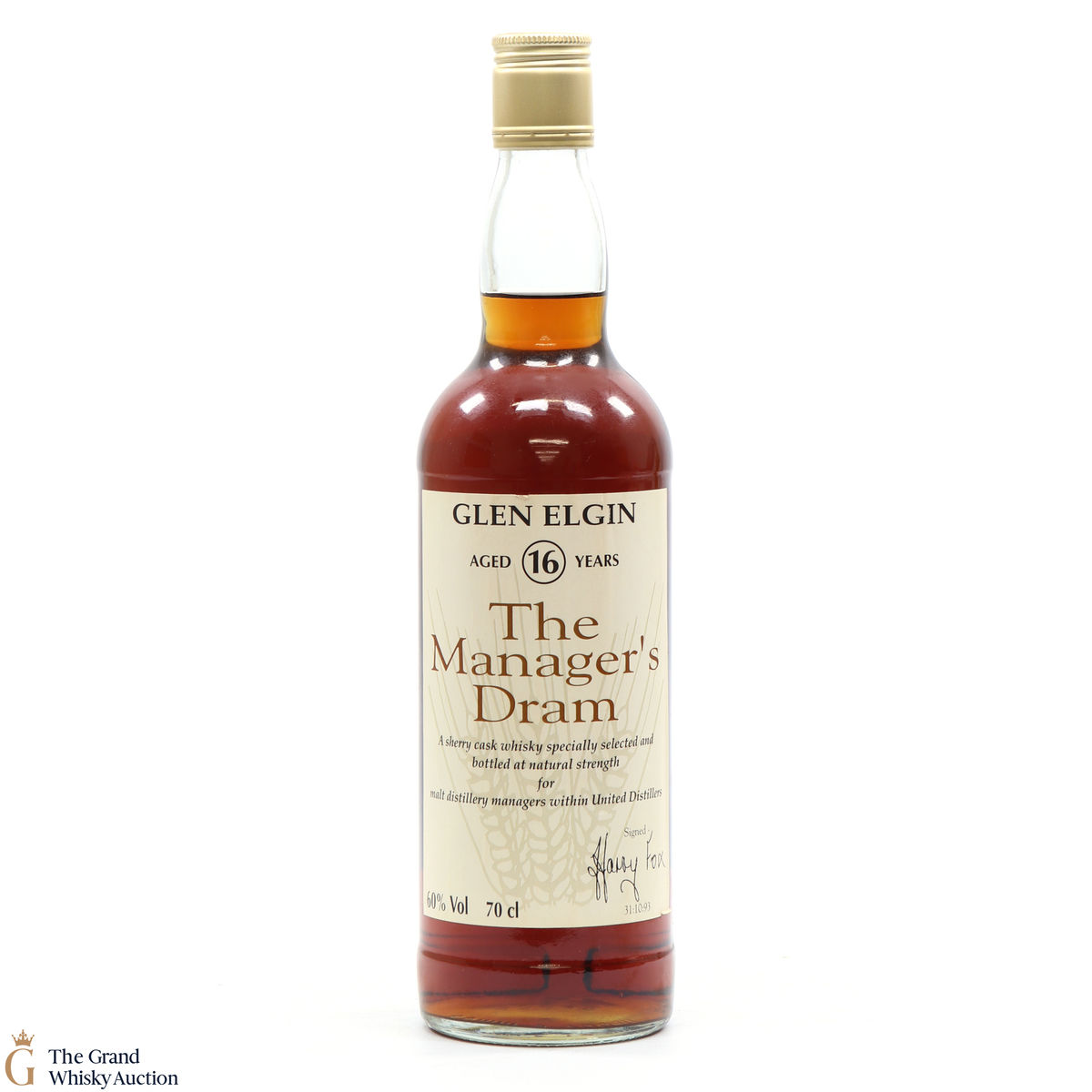 Glen Elgin - 16 Year Old - Manager's Dram 1993