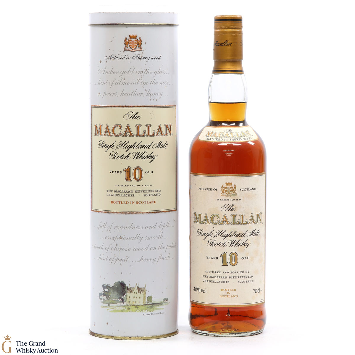 Macallan - 10 Year Old - Tin (1990's)