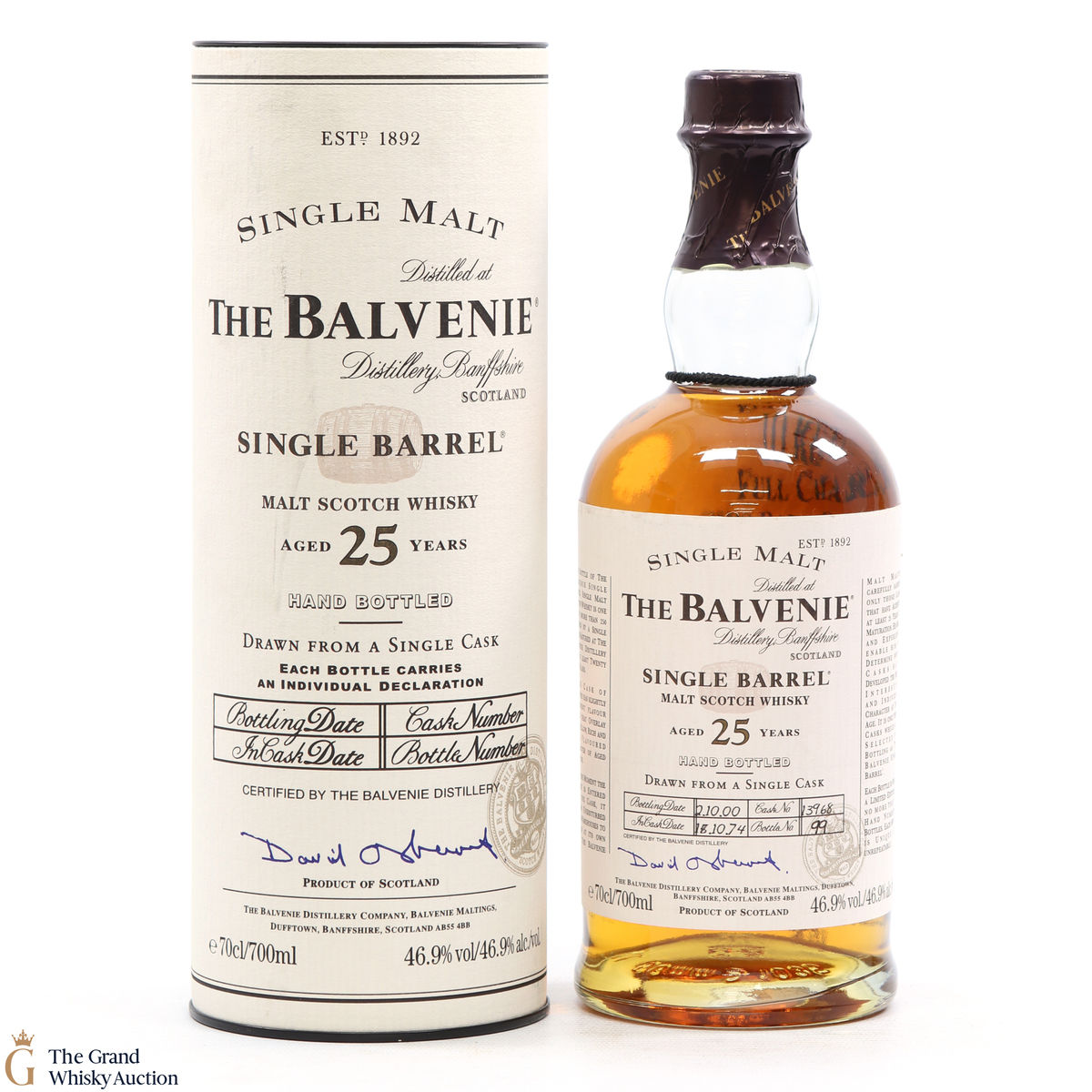 Balvenie - 25 Year Old 1974 - Single Barrel #13968