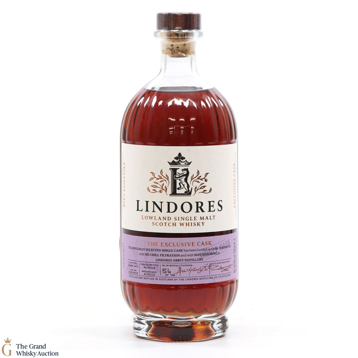 Lindores Abbey - 3 Year Old 2018 - Single Cask #2018/0579 - Master of Malt Exclusive