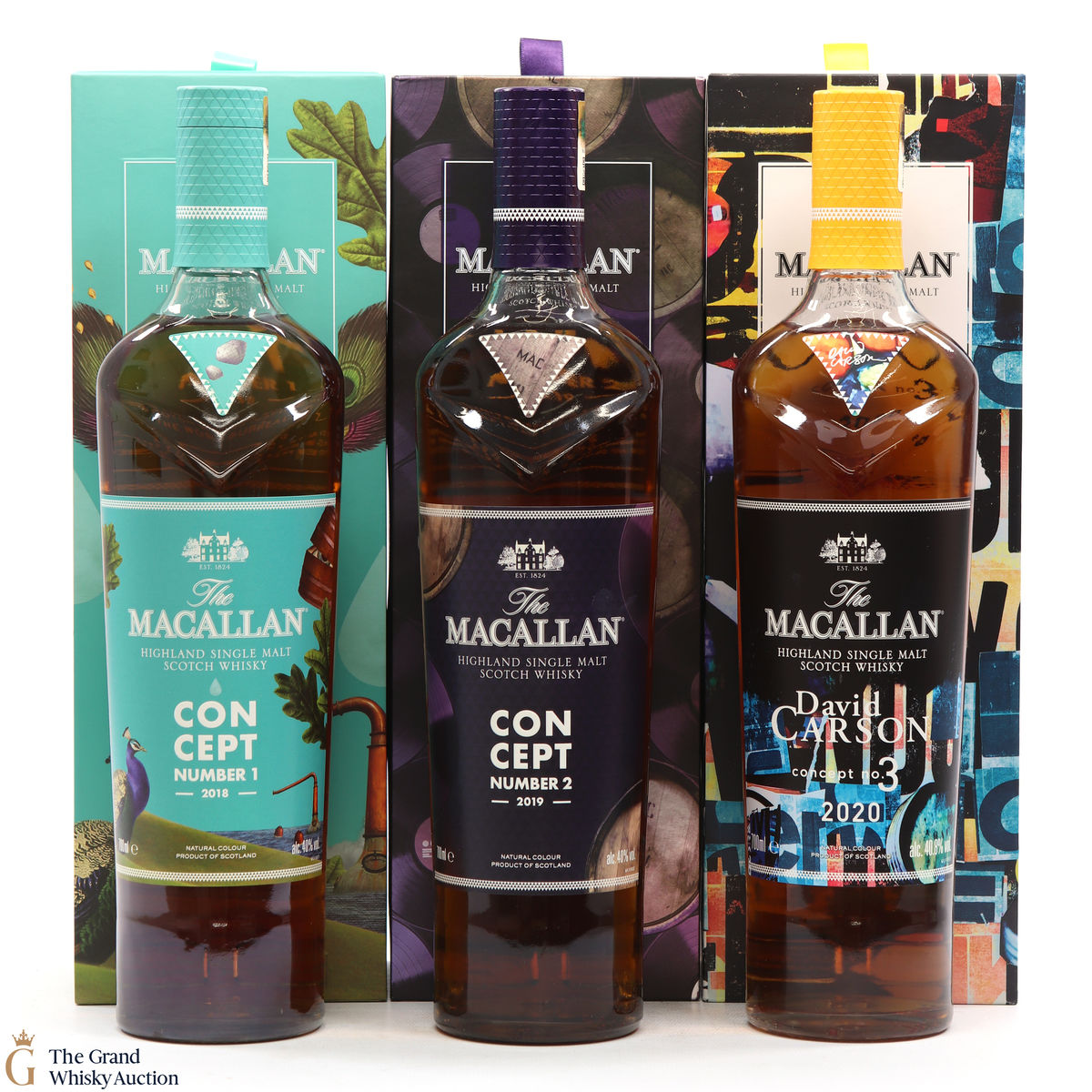 Macallan - Concept No.1, No.2 + No.3 (3 x 70cl)