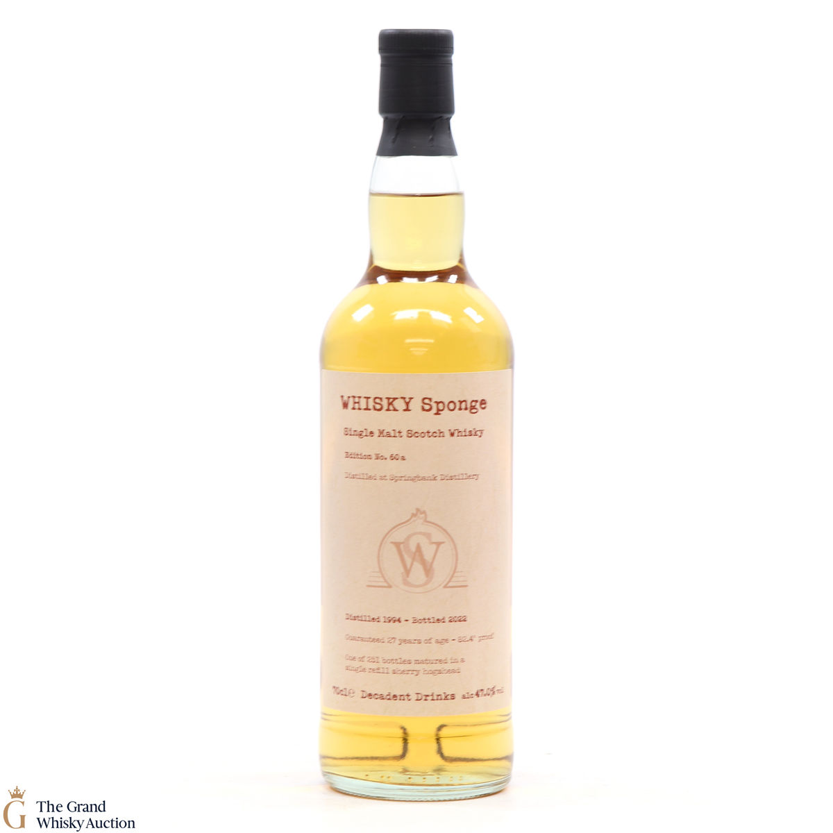 Springbank - 27 Year Old 1994 - Whisky Sponge No.60a