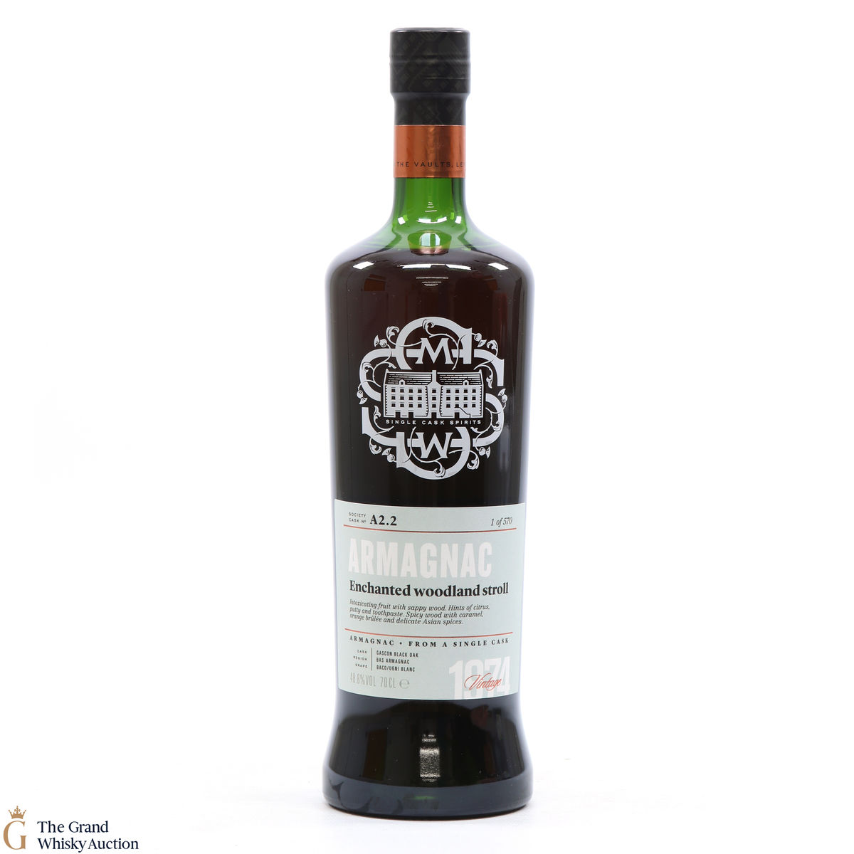 Domaine Laguille Bas Armagnac - 44 Year Old A2.2 1974 SMWS Enchanted Woodland Stroll