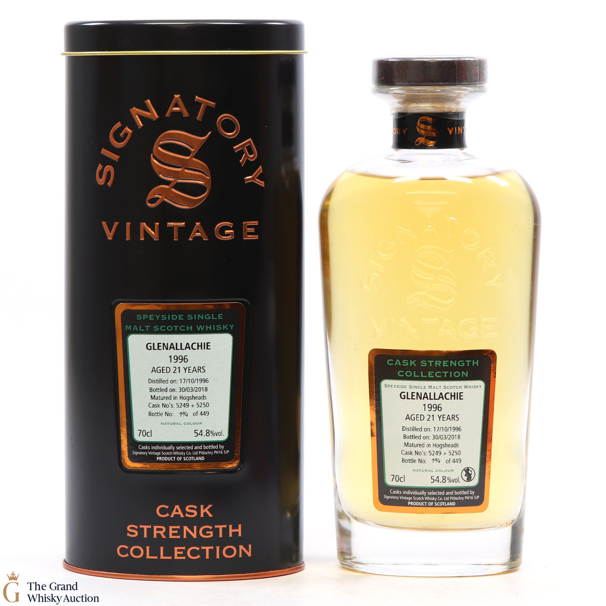 Glenallachie - 21 Year Old 1996 Signatory #5249 & #5250