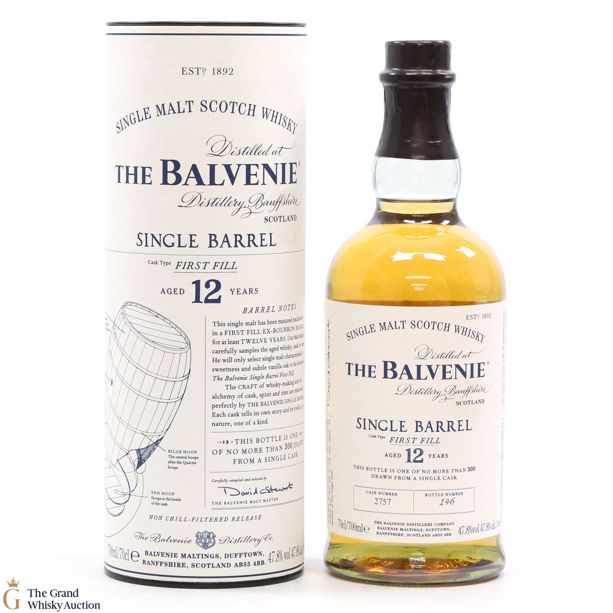 Balvenie - 12 Year Old  Single Barrel #2757