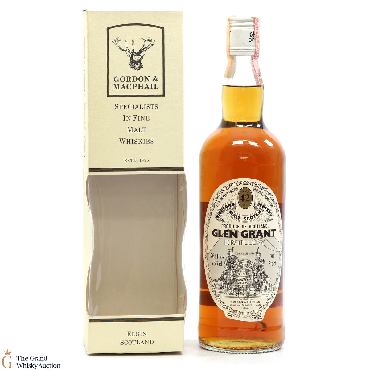 Glen Grant - 42 Year Old - Gordon & MacPhail (26 2/3 Fl.Oz)