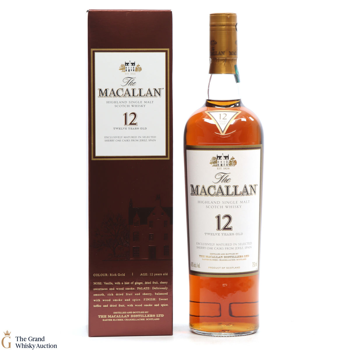 Macallan - 12 Year Old - Sherry Oak 75cl