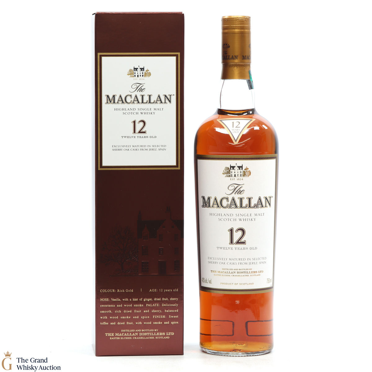 Macallan - 12 Year Old - Sherry Oak 75cl