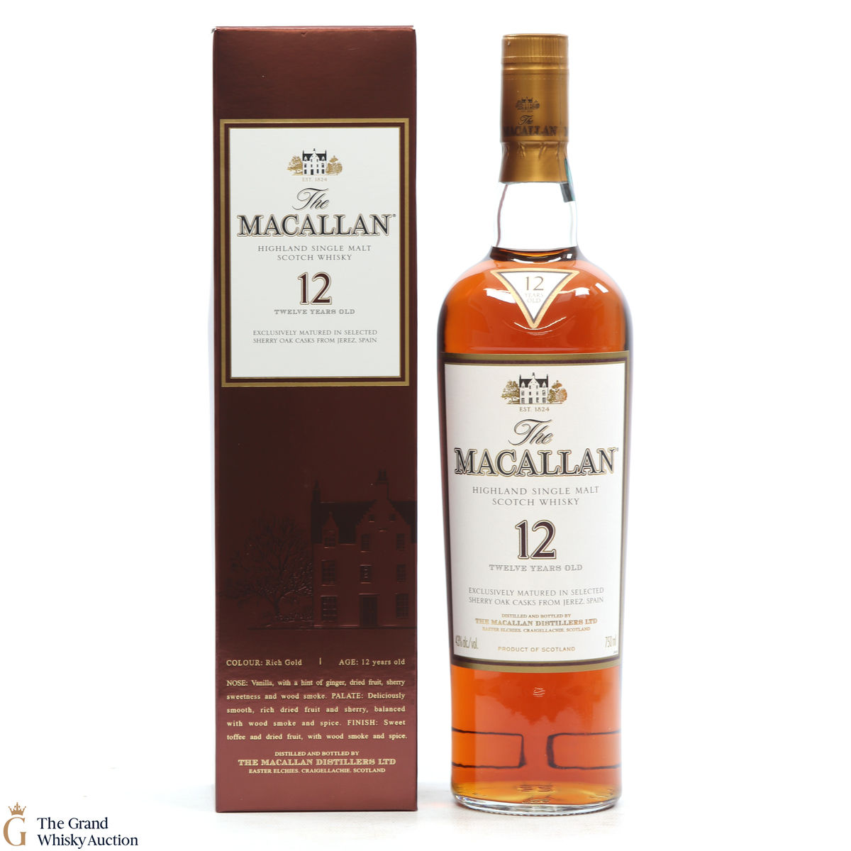 Macallan - 12 Year Old - Sherry Oak 75cl