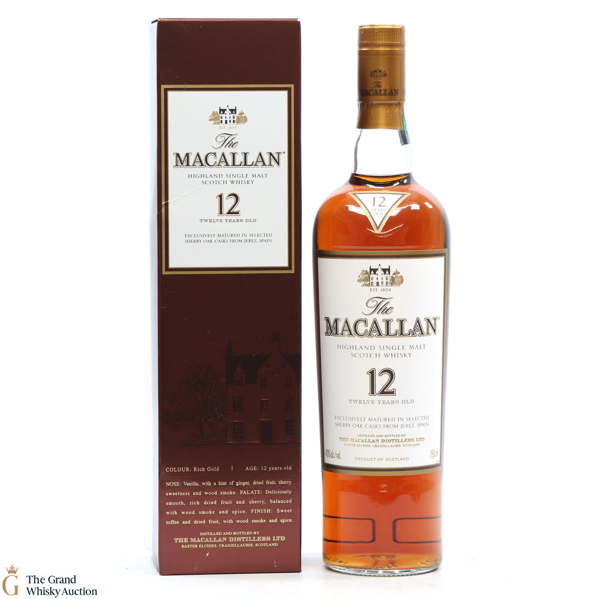 Macallan - 12 Year Old - Sherry Oak 75cl