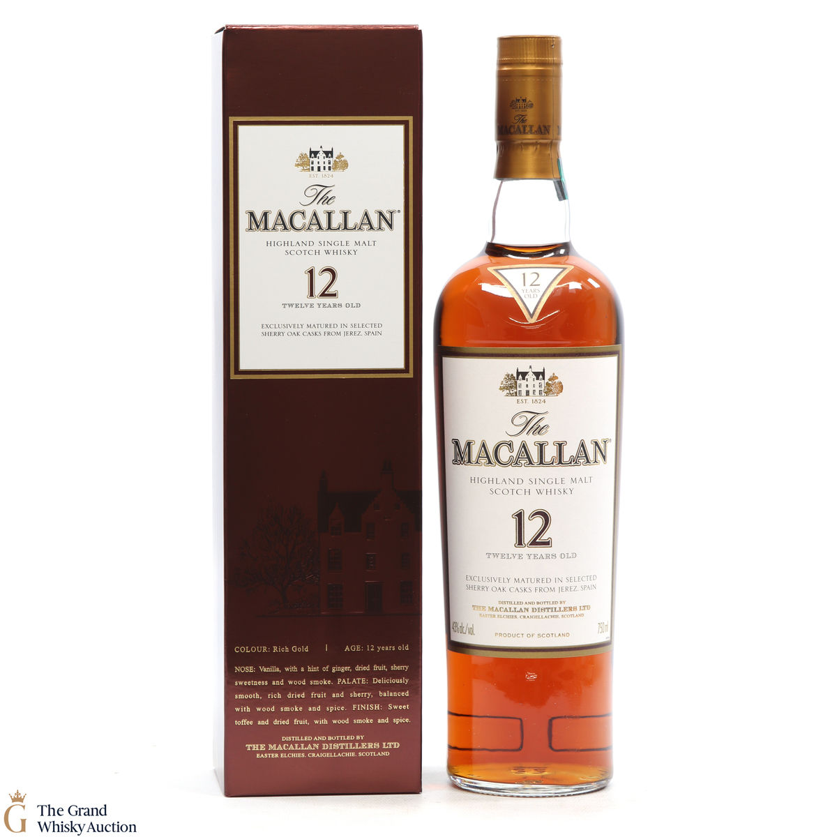 Macallan - 12 Year Old - Sherry Oak 75cl
