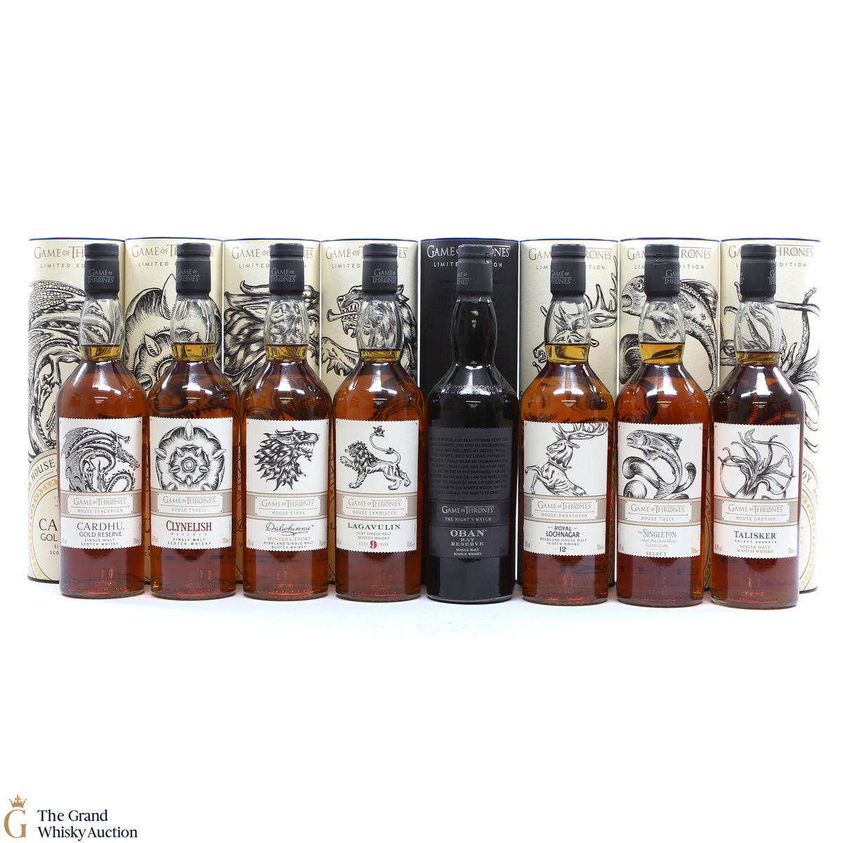 Game of Thrones - Limited Editions - 8 x 70cl