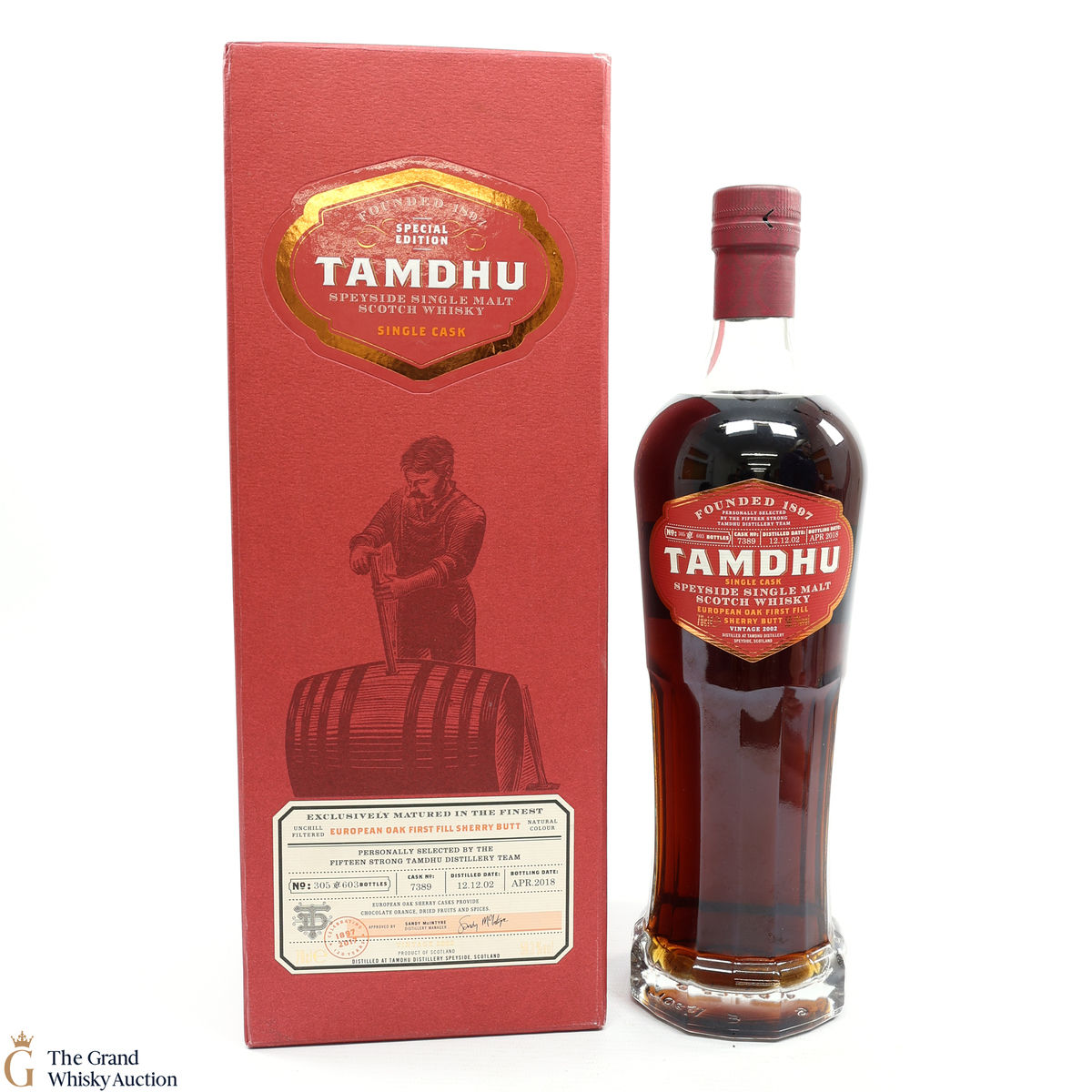 Tamdhu - 2002 Single Cask #7389 Distillery Team Selection