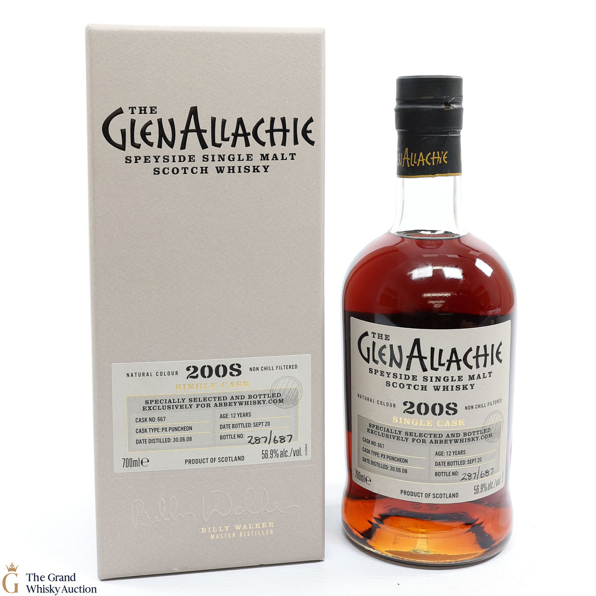 Glenallachie - 12 Year Old 2008 #667 Abbey Whisky
