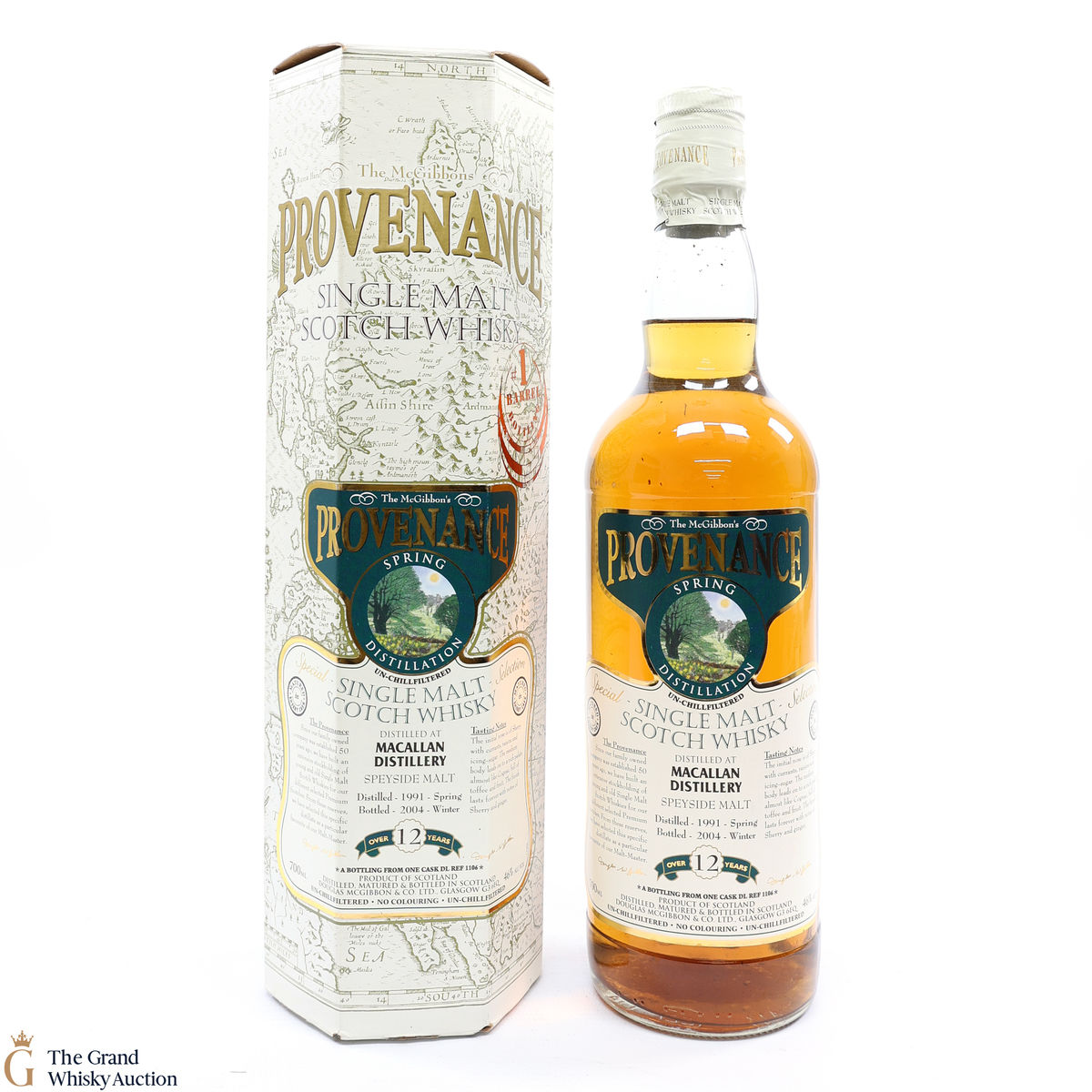 Macallan - 12 Year Old 1991 -Spring Distillation - Provenance