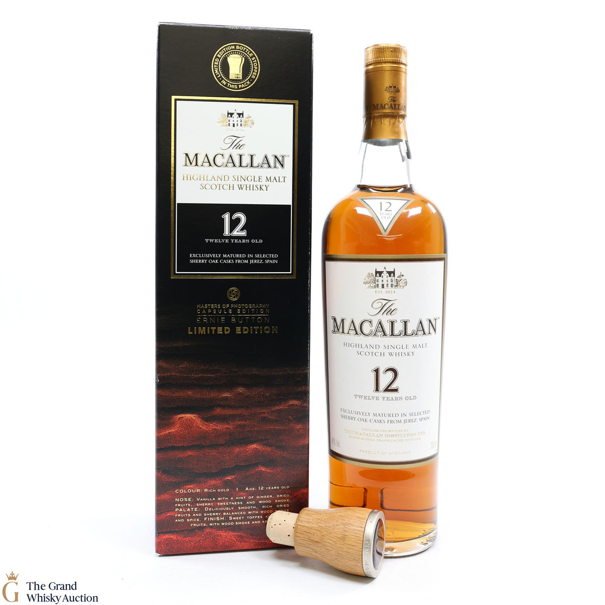 Macallan - 12 Year Old - Sherry Oak -  Ernie Button