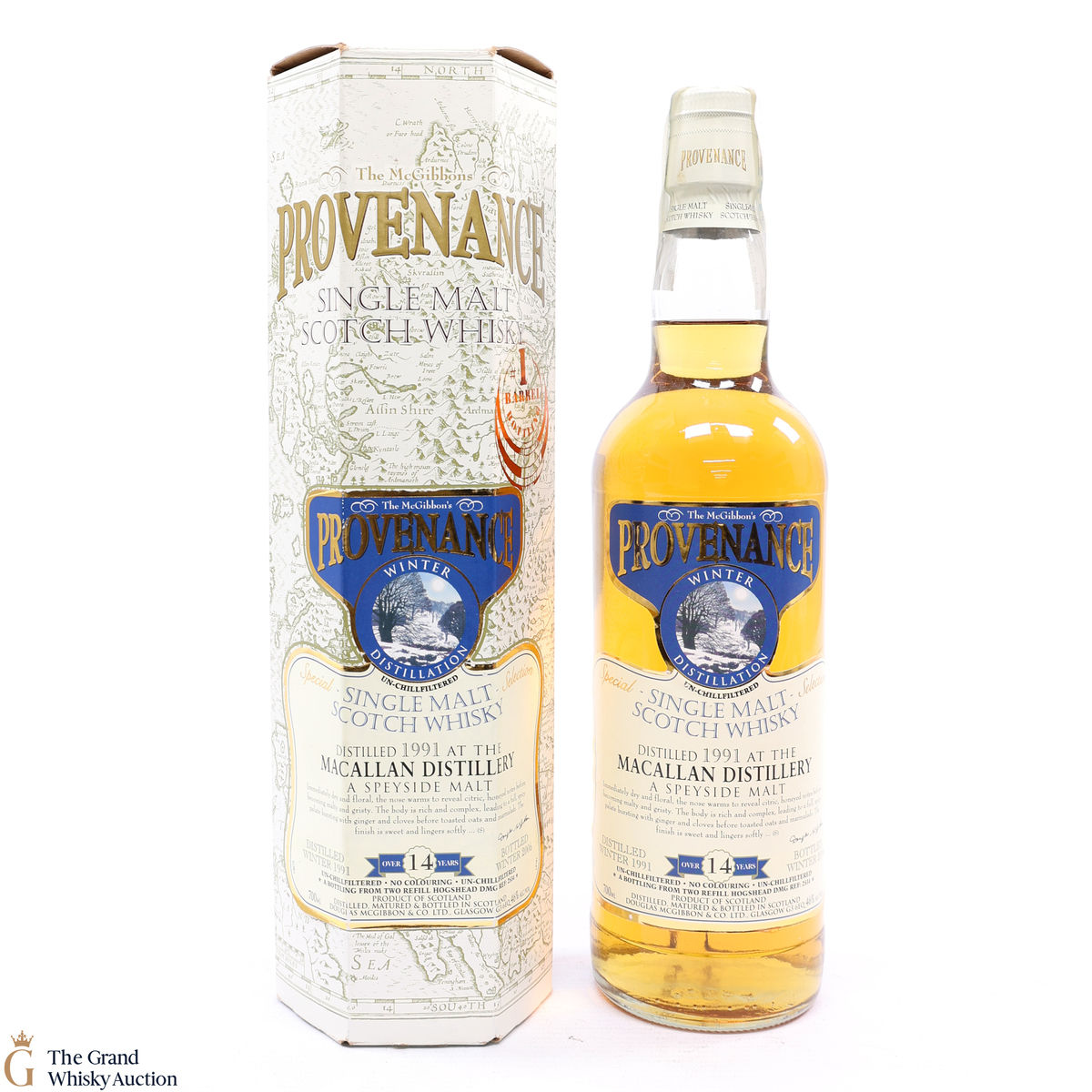 Macallan - 14 Year Old 1991 -Winter Distillation - Provenance