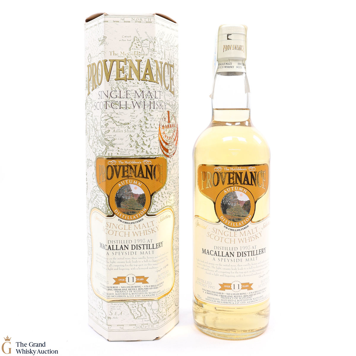 Macallan - 11 Year Old 1993 - Autumn Distillation - Provenance