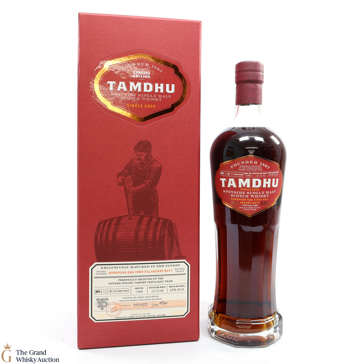Tamdhu - 2002 Single Cask #7389 Distillery Team Selection