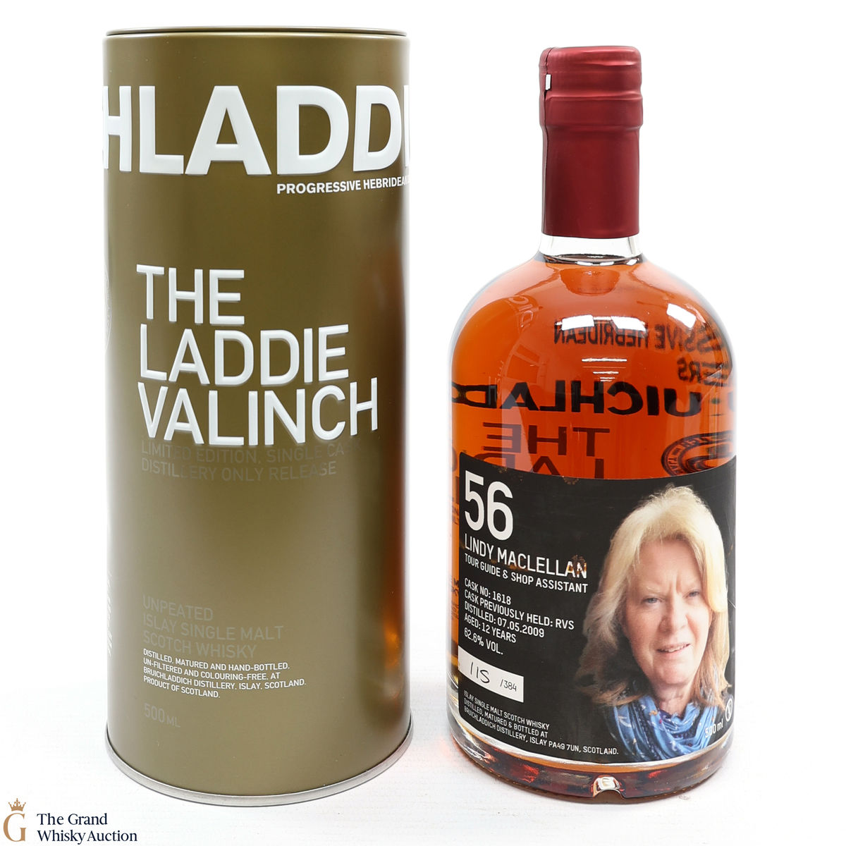 Bruichladdich - 12 Year Old - Valinch 56 - Lindy Maclellan