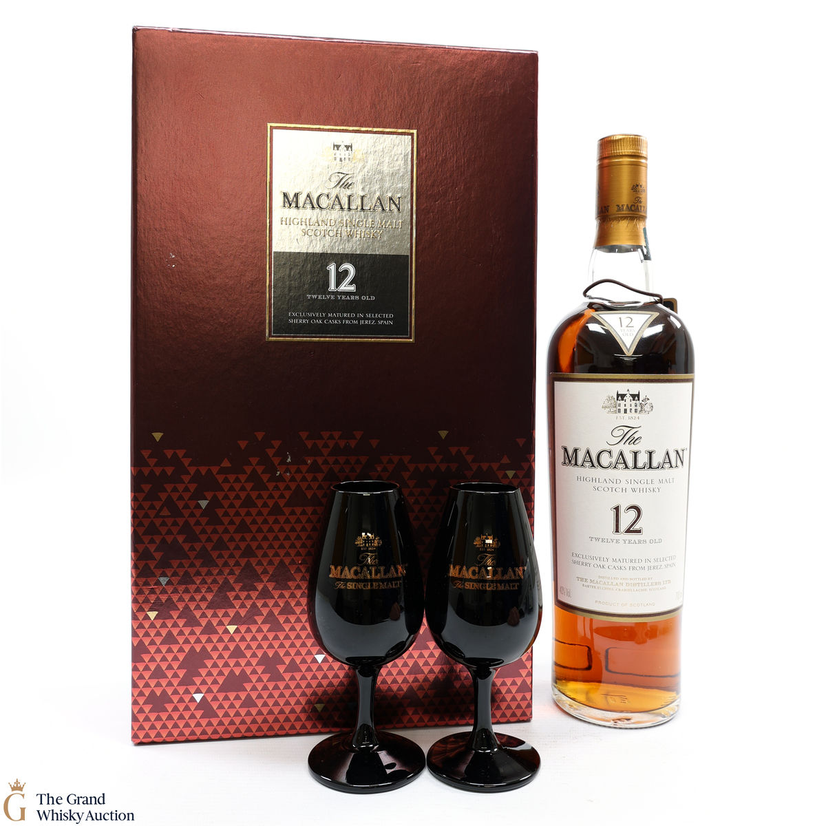 Macallan - 12 Year Old - Sherry Oak - Gift Set
