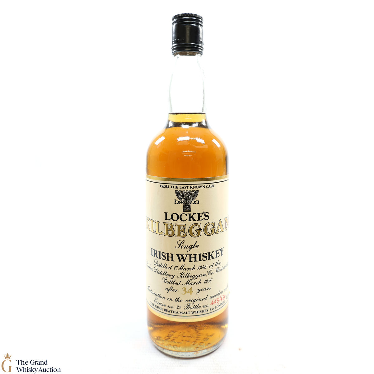 Locke's Kilbeggan - 34 Year Old 1946 Last Known Cask 75cl