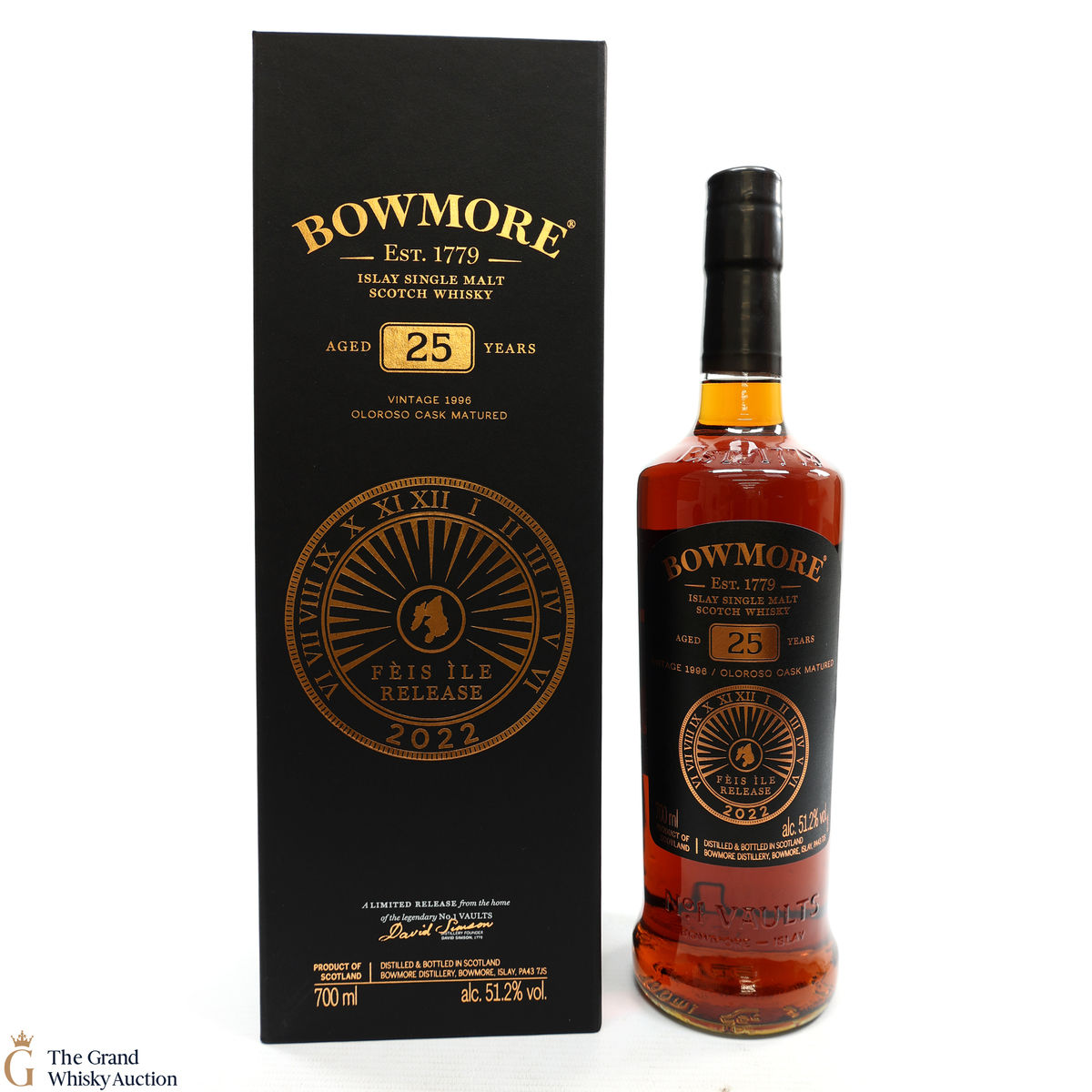 Bowmore - 25 Year Old 1996 Oloroso #9001485 - Feis Ile 2022