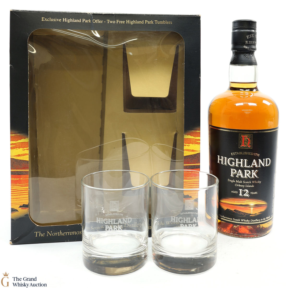 Highland Park - 12 Year Old (Old Style Gift Set)