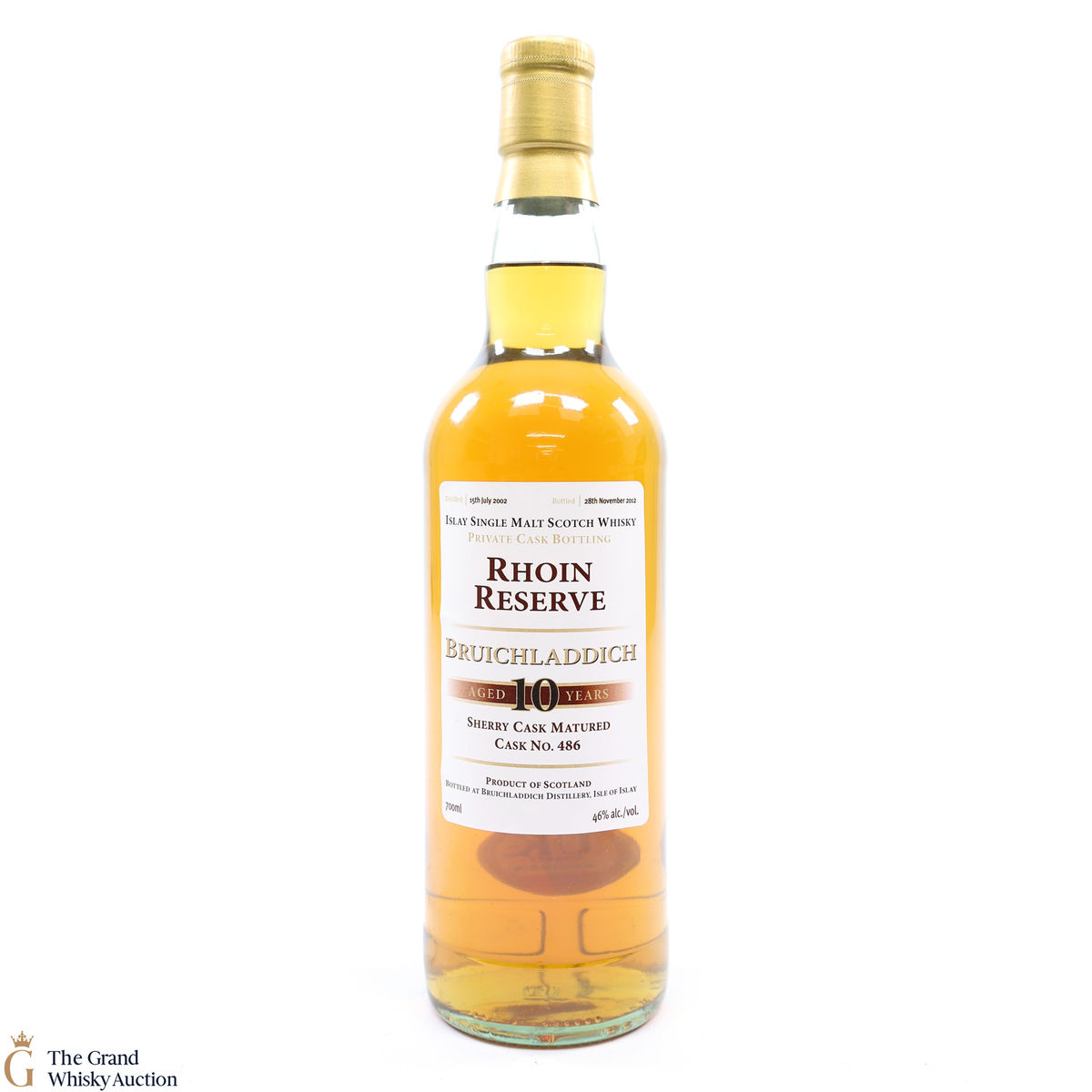 Bruichladdich - 10 Year Old 2002 Private Cask #486 2012