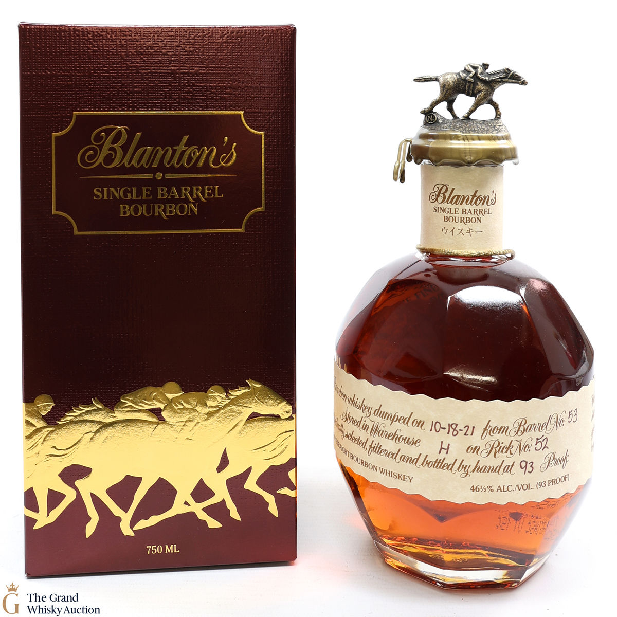 Blanton's - Single Barrel Dumped 2021 / Japanese Import 75cl