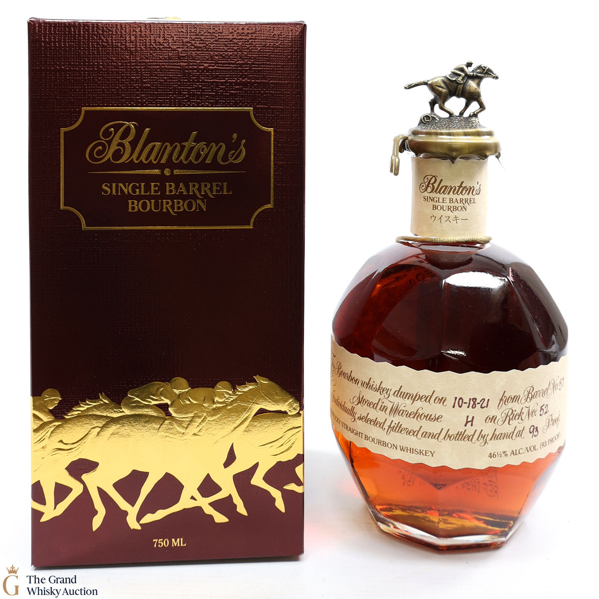 Blanton's - Single Barrel Dumped 2021 / Japanese Import 75cl