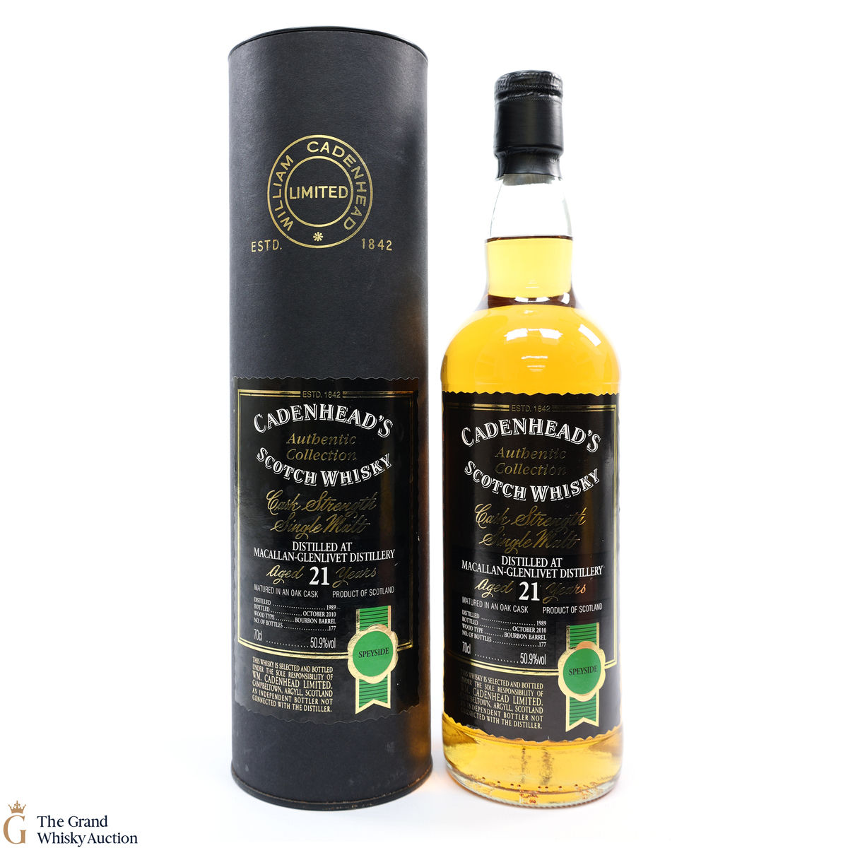 Macallan-Glenlivet - 21 Year Old - 1989 Cadenhead's