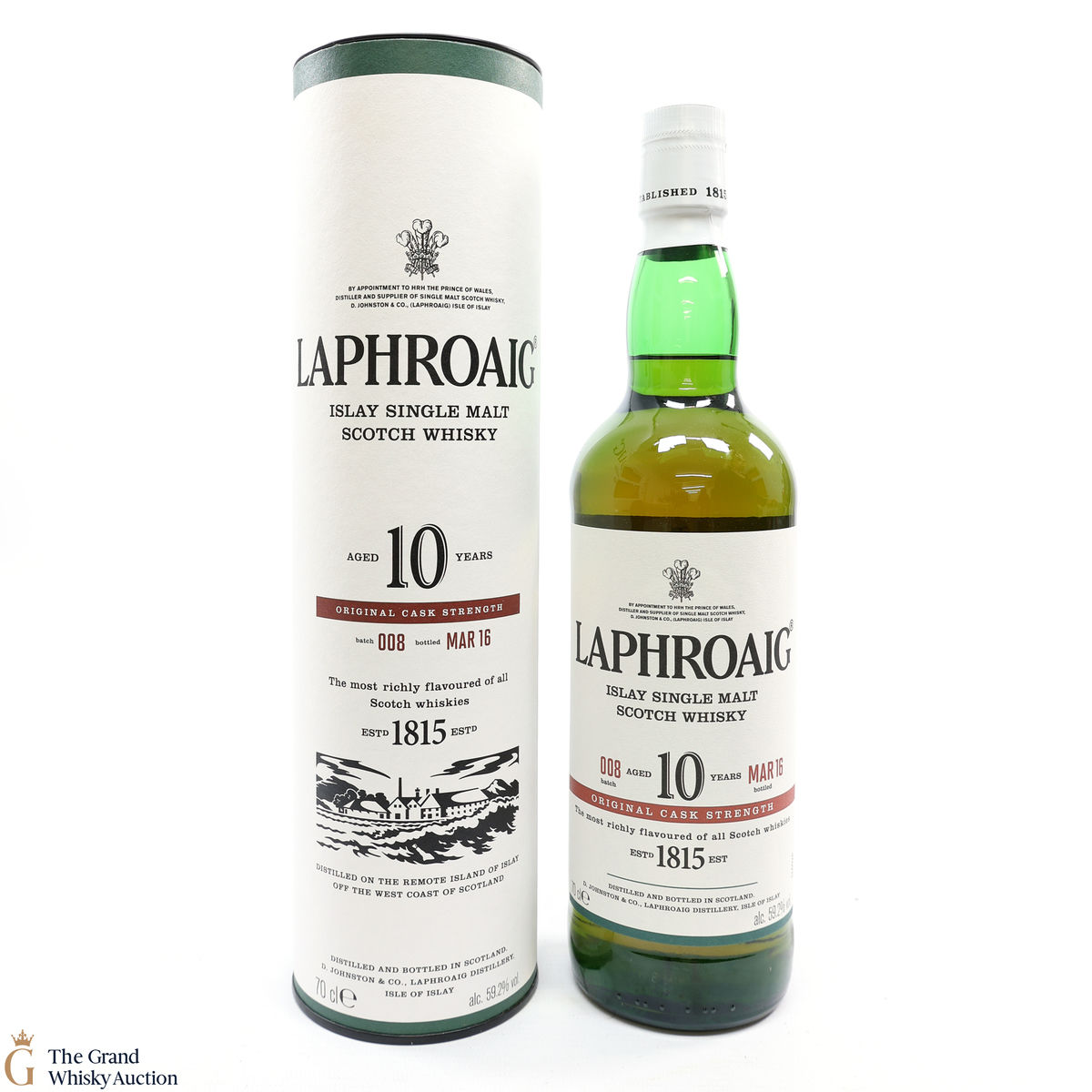 Laphroaig - 10 Year Old - Original Cask Strength Batch #008