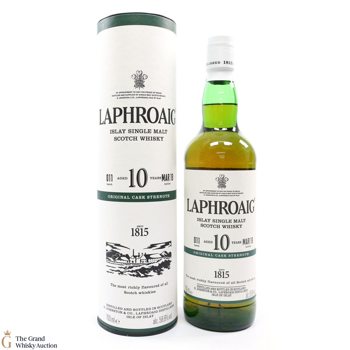 Laphroaig - 10 Year Old - Original Cask Strength Batch #011