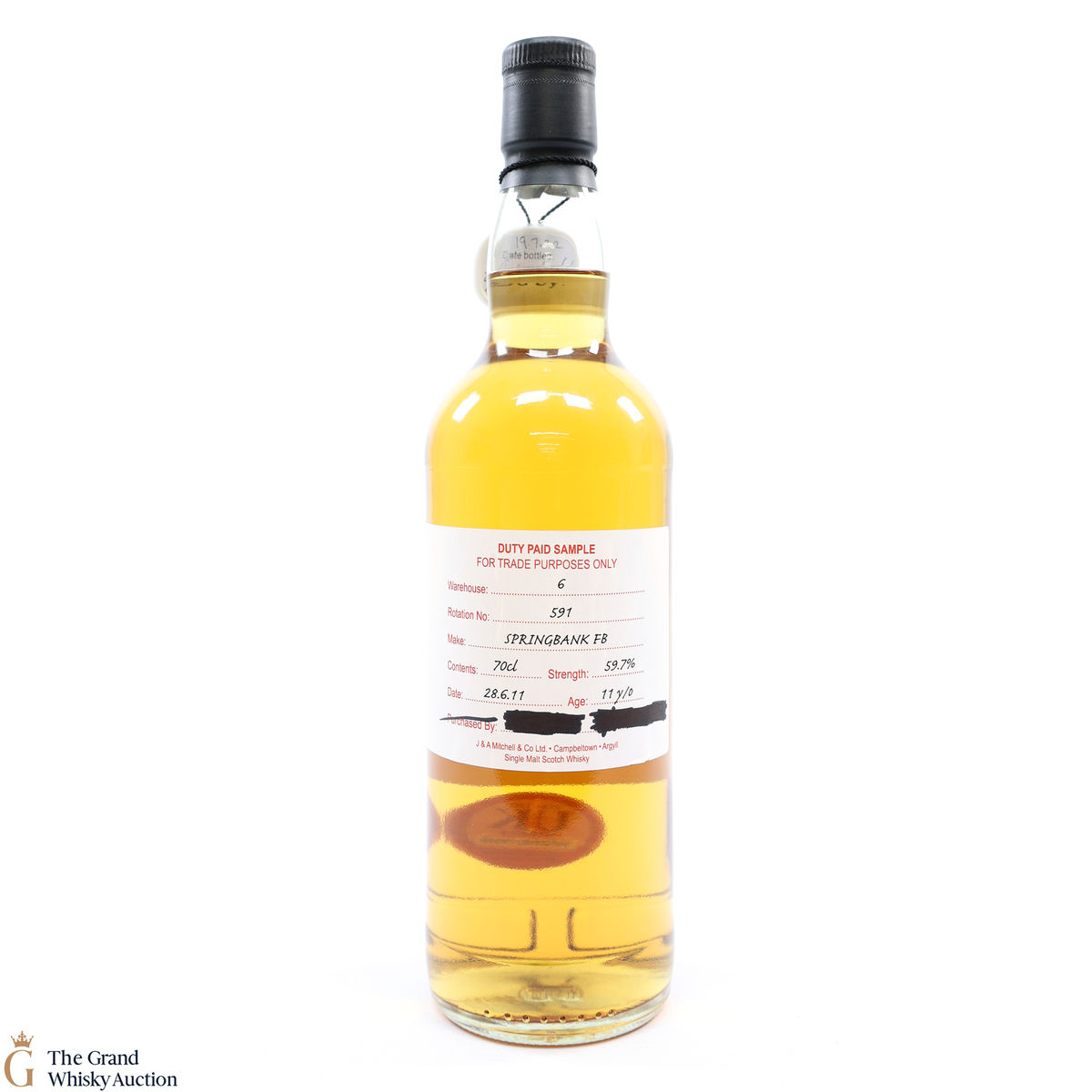 Springbank - 11 Year Old 2011 Fresh Barrel Duty Paid Sample