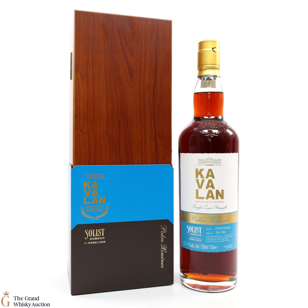 Kavalan - Solist Pedro Ximenez Single Cask 57.8% #PX110321021A