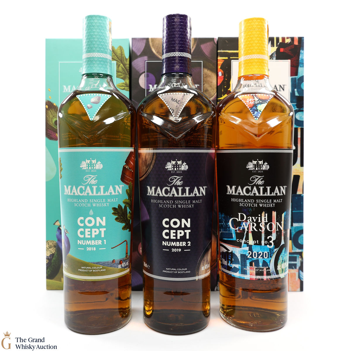 Macallan - Concept No.1, No.2 + No.3 (3 x 70cl)