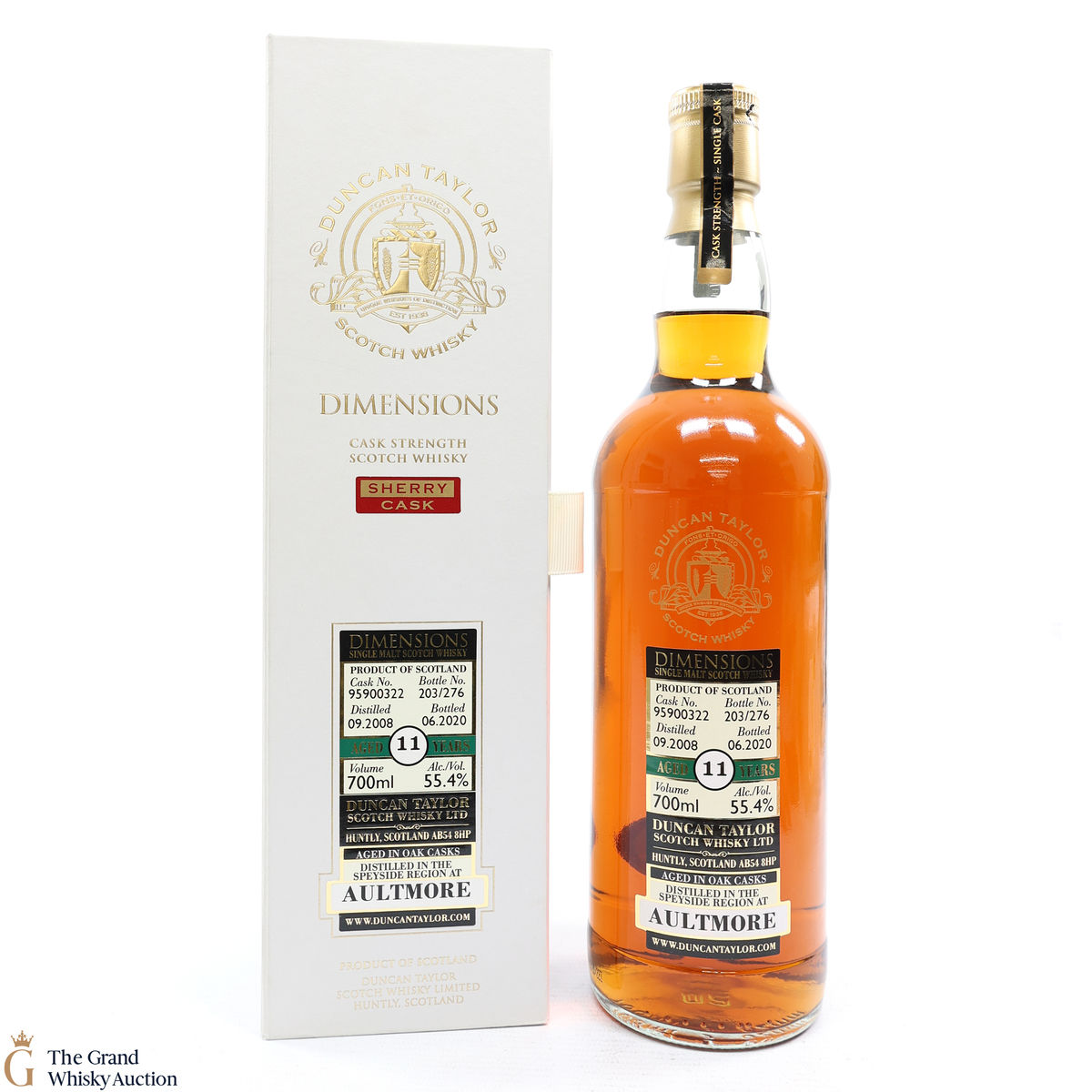 Aultmore - 11 Year Old 2008 - Dimensions - Duncan Taylor