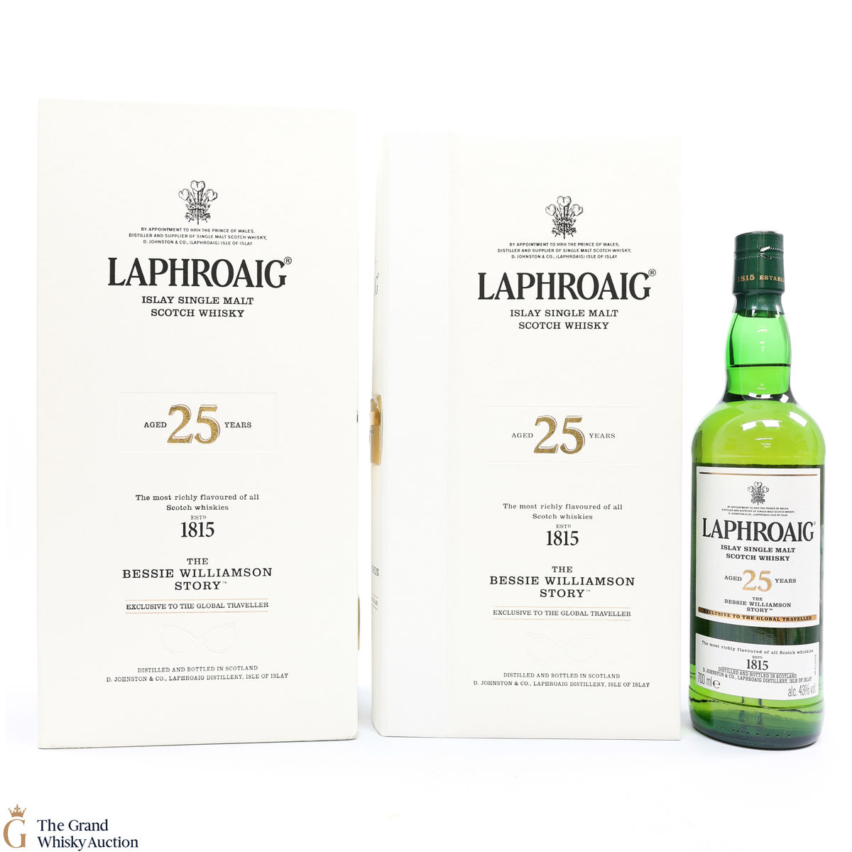 Laphroaig - 25 Year Old Bessie Williamson Story Exclusive to Global Traveller 