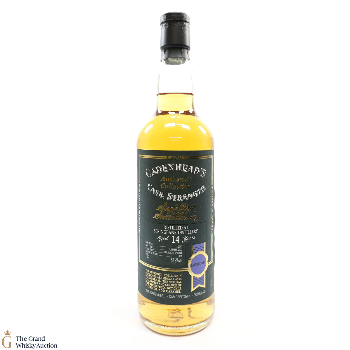 Springbank - 14 Year Old 2007 - Cask Strength - Cadenhead's 
