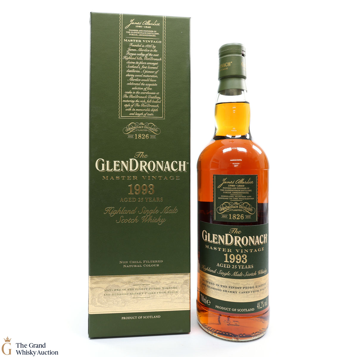 Glendronach - 25 Year Old - 1993 Master Vintage