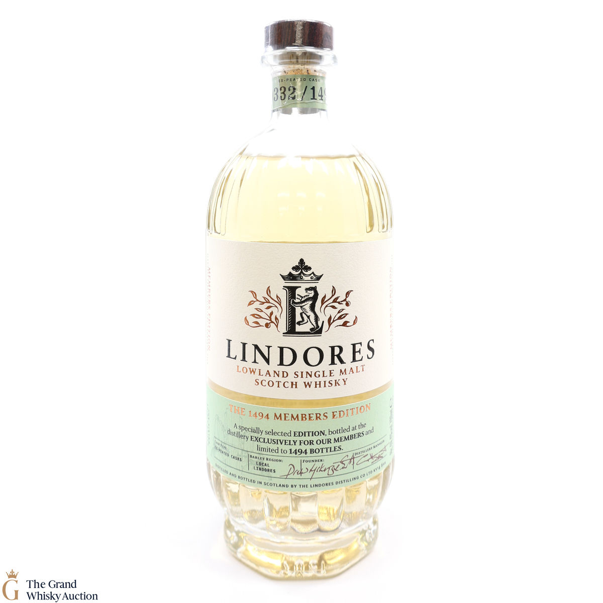 Lindores Abbey - Ex-Peated Casks - 1494 Members Edition