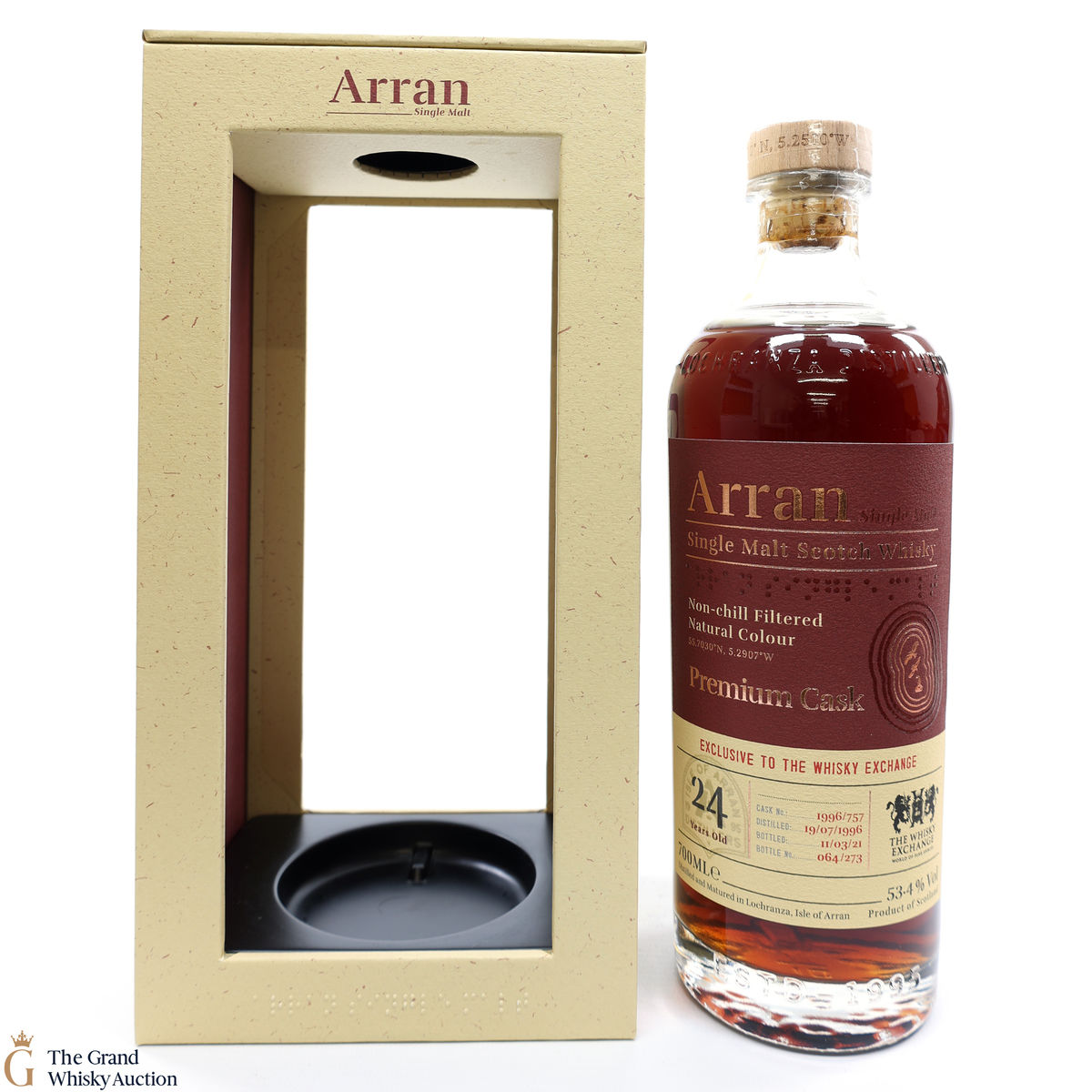 Arran - 24 Year Old - Sherry Cask #1996/757 TWE