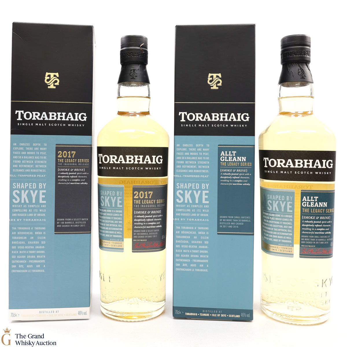 Torabhaig - Legacy Series 2017 - Inaugural & Allt Gleann (2 x 70cl)