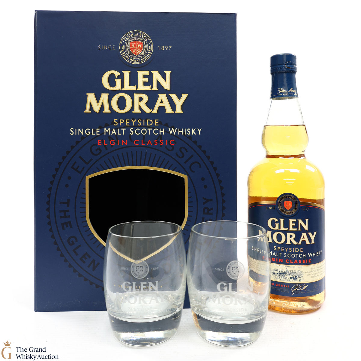Glen Moray - Elgin Classic + Glasses