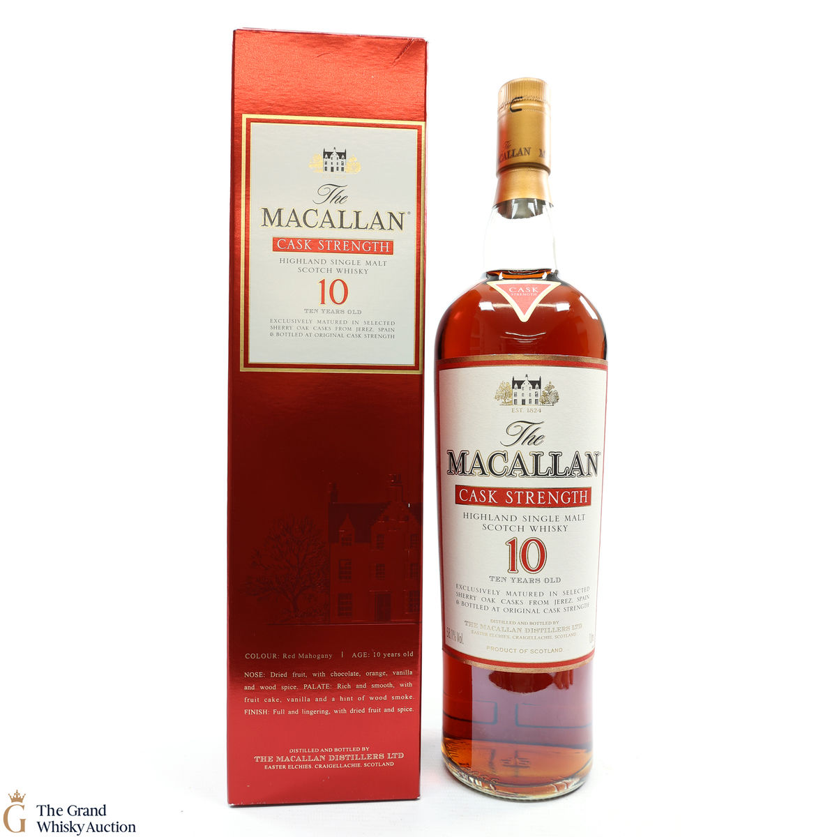 Macallan - 10 Year Old Cask Strength - 1 Litre 58.1%
