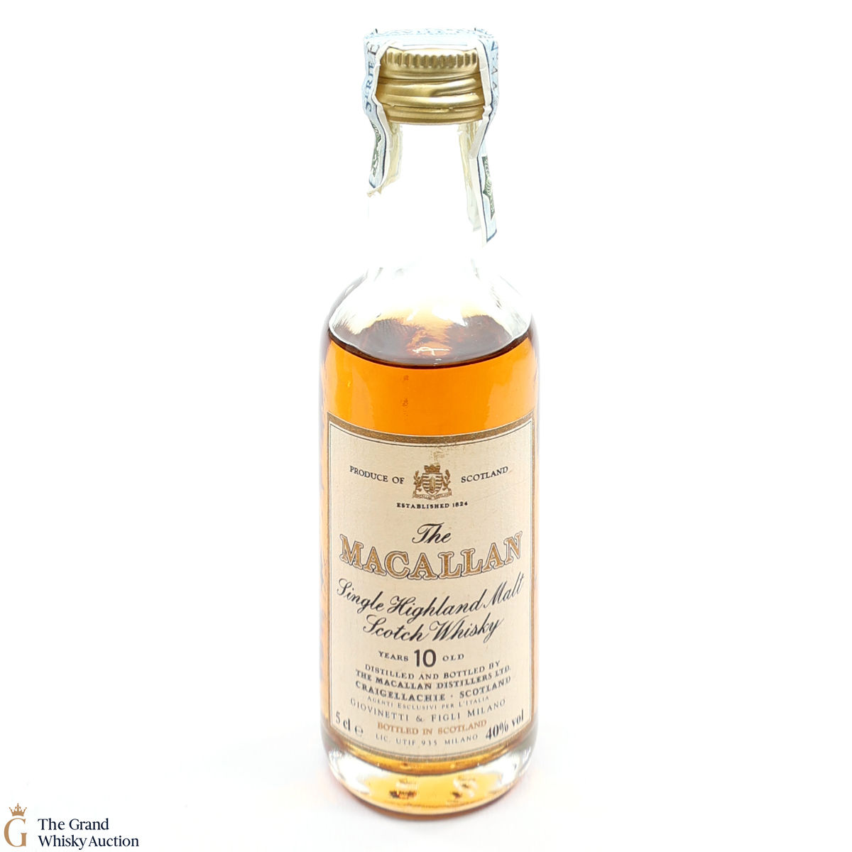 Macallan - 10 Year Old - Giovinetti & FIgli Milano (5cl)