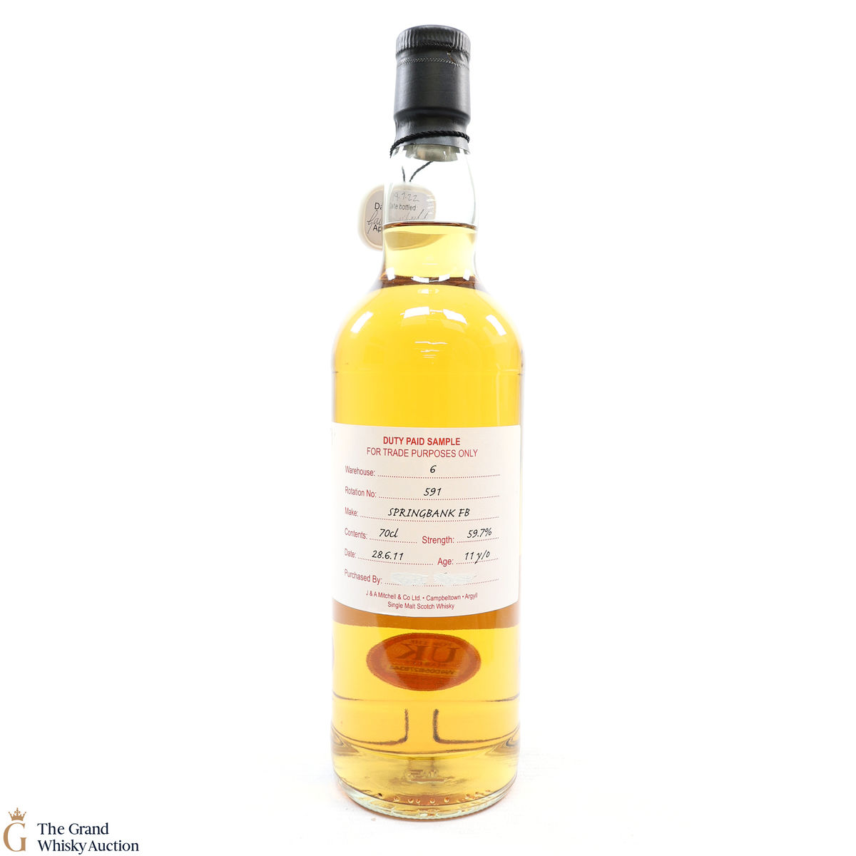 Springbank - 11 Year Old 2011 Fresh Barrel Duty Paid Sample
