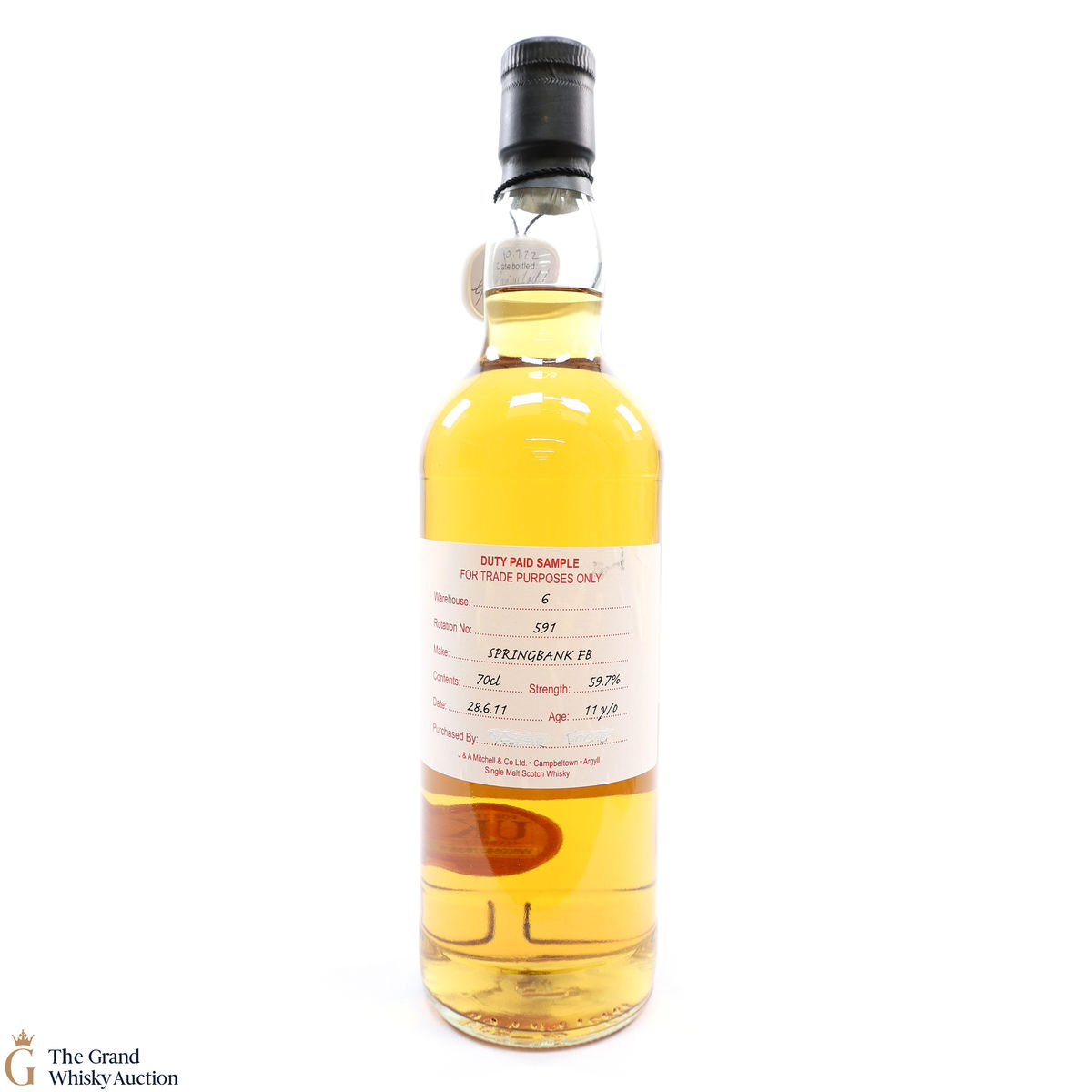 Springbank - 11 Year Old 2011 Fresh Barrel Duty Paid Sample